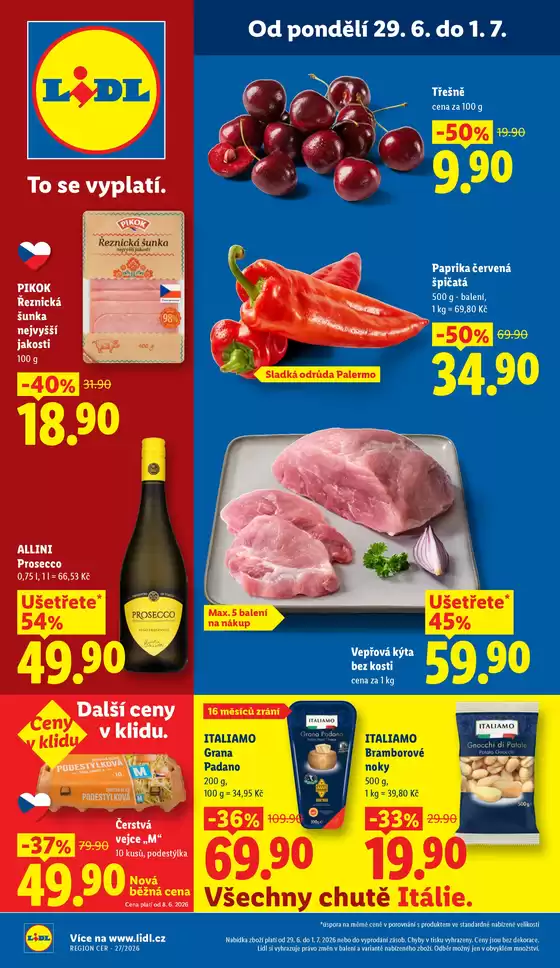 Lidl katalog v Aš | 29. 6. - 1. 7. 2026 | 2026-06-29T00:00:00.000Z - 2026-07-05T00:00:00.000Z