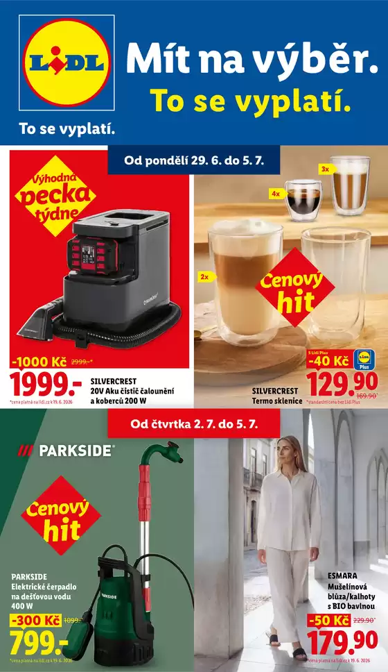 Lidl katalog v Aš | 29. 6. - 5. 7. 2026 | 2026-06-29T00:00:00.000Z - 2026-07-05T00:00:00.000Z
