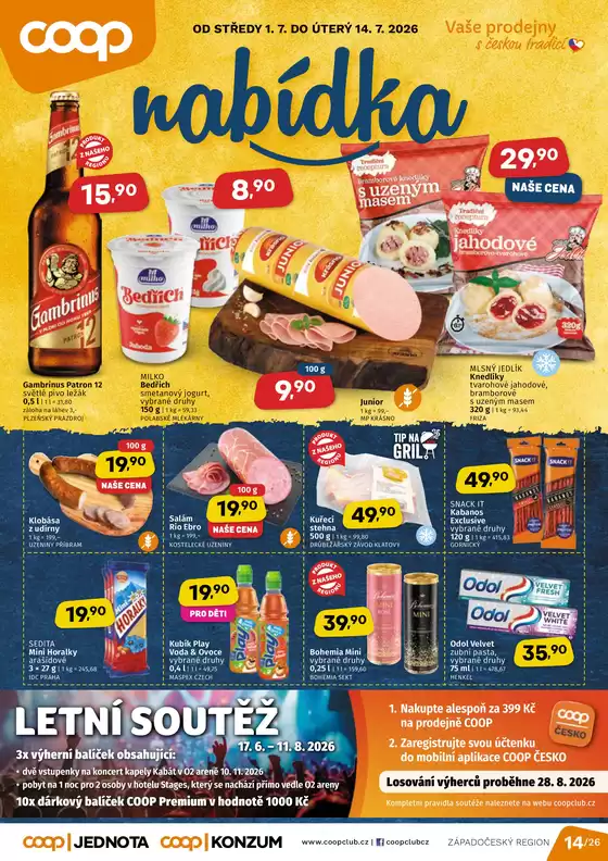 Coop katalog | Atraktivní speciální nabídky pro všechny | 2026-07-01T00:00:00.000Z - 2026-07-14T00:00:00.000Z