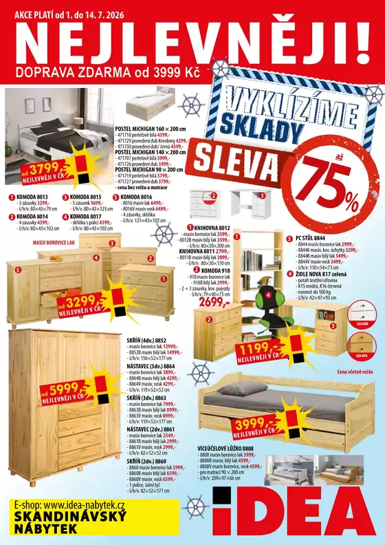 IDEA nábytek katalog | IDEA nábytek Aktuální leták | 2026-07-01T00:00:00.000Z - 2026-07-14T00:00:00.000Z