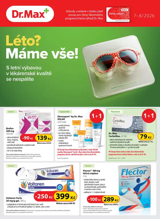 Dr. Max katalog | Dr. Max leták | 2026-07-01T00:00:00.000Z - 2026-08-31T00:00:00.000Z