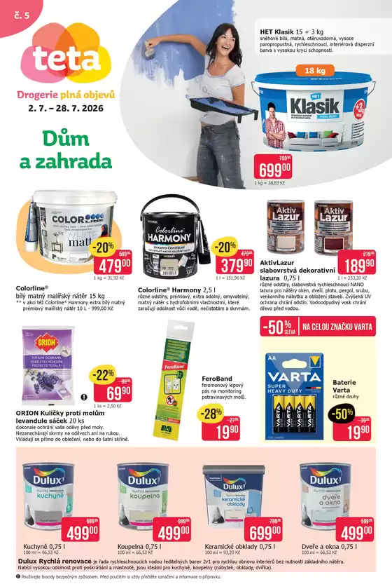 Teta katalog | Teta technický leták č. 5 | 2026-07-02T00:00:00.000Z - 2026-07-28T00:00:00.000Z