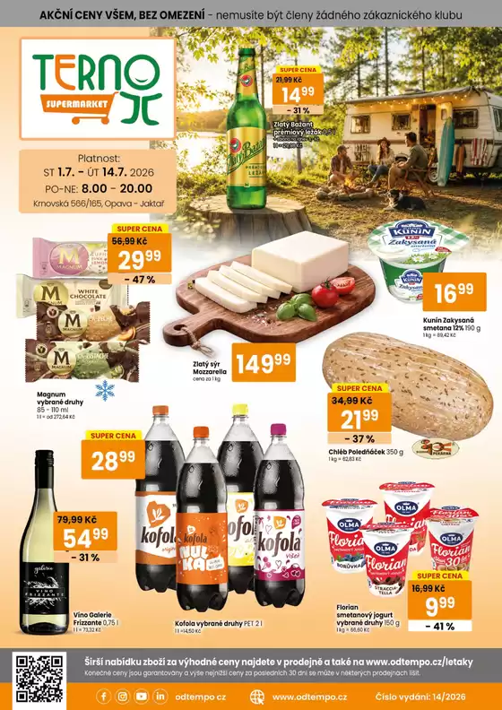 TEMPO katalog v Česká Lípa | Leták TERNO 1.7. - 14.7.2026 | 2026-07-01T00:00:00.000Z - 2026-07-14T00:00:00.000Z