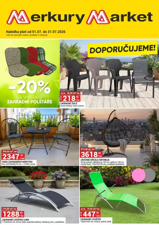 Merkury Market katalog | Merkury Market Červenec Leták | 2026-07-01T00:00:00.000Z - 2026-07-31T00:00:00.000Z