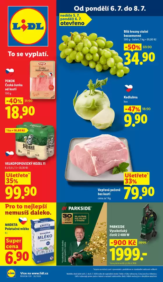 Lidl katalog v Neratovice | 6. 7. - 8. 7. 2026 | 2026-07-06T00:00:00.000Z - 2026-07-12T00:00:00.000Z
