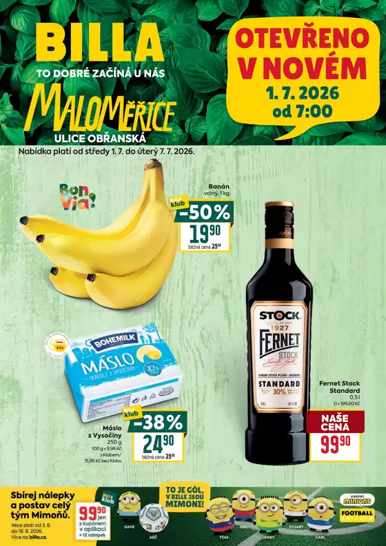 Billa katalog v Brno | Billa Speciál Maloměřice | 2026-07-01T00:00:00.000Z - 2026-07-07T00:00:00.000Z