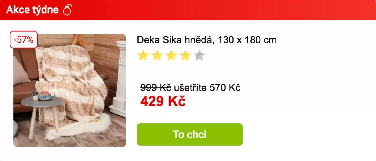 4home katalog v Černošice | Akce týdne | 2026-07-06T00:00:00.000Z - 2026-07-12T00:00:00.000Z