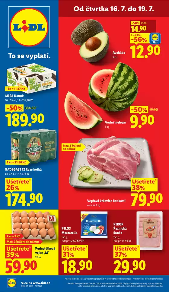 Lidl katalog | 16. 7. - 19. 7. 2026 | 2026-07-16T00:00:00.000Z - 2026-07-19T00:00:00.000Z