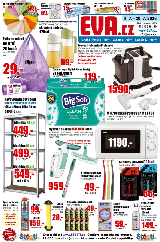 EVA katalog | Leták EVA.cz | 2026-07-09T00:00:00.000Z - 2026-07-20T00:00:00.000Z
