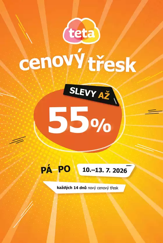 Teta katalog v Lanškroun | Cenový třesk v Tetě | 2026-07-10T00:00:00.000Z - 2026-07-13T00:00:00.000Z