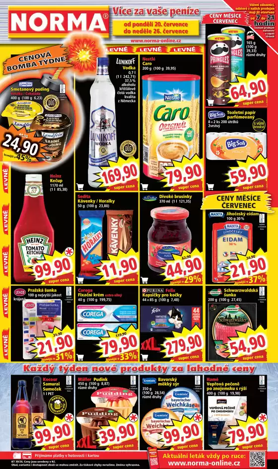 Norma katalog | Skvělé slevy na vybrané produkty | 2026-07-20T00:00:00.000Z - 2026-07-26T00:00:00.000Z