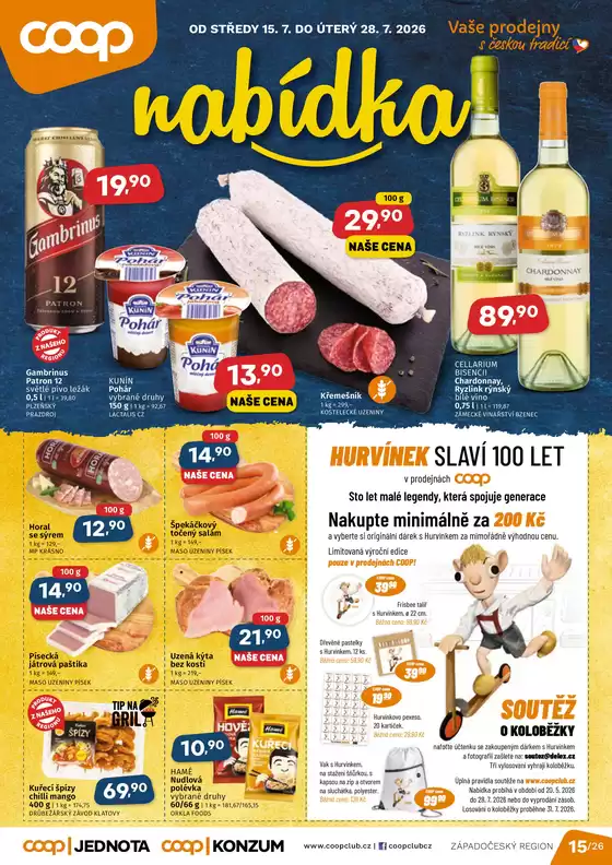 Coop katalog v Vizovice | Top nabídky pro všechny zákazníky | 2026-07-15T00:00:00.000Z - 2026-07-28T00:00:00.000Z
