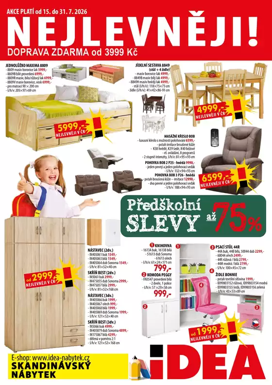 IDEA nábytek katalog | IDEA nábytek Aktuální leták | 2026-07-15T00:00:00.000Z - 2026-07-31T00:00:00.000Z