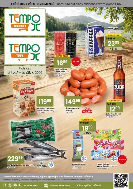 TEMPO katalog v Ústí nad Labem | Leták TUTY 15.7. - 28.7.2026 | 2026-07-15T00:00:00.000Z - 2026-07-28T00:00:00.000Z