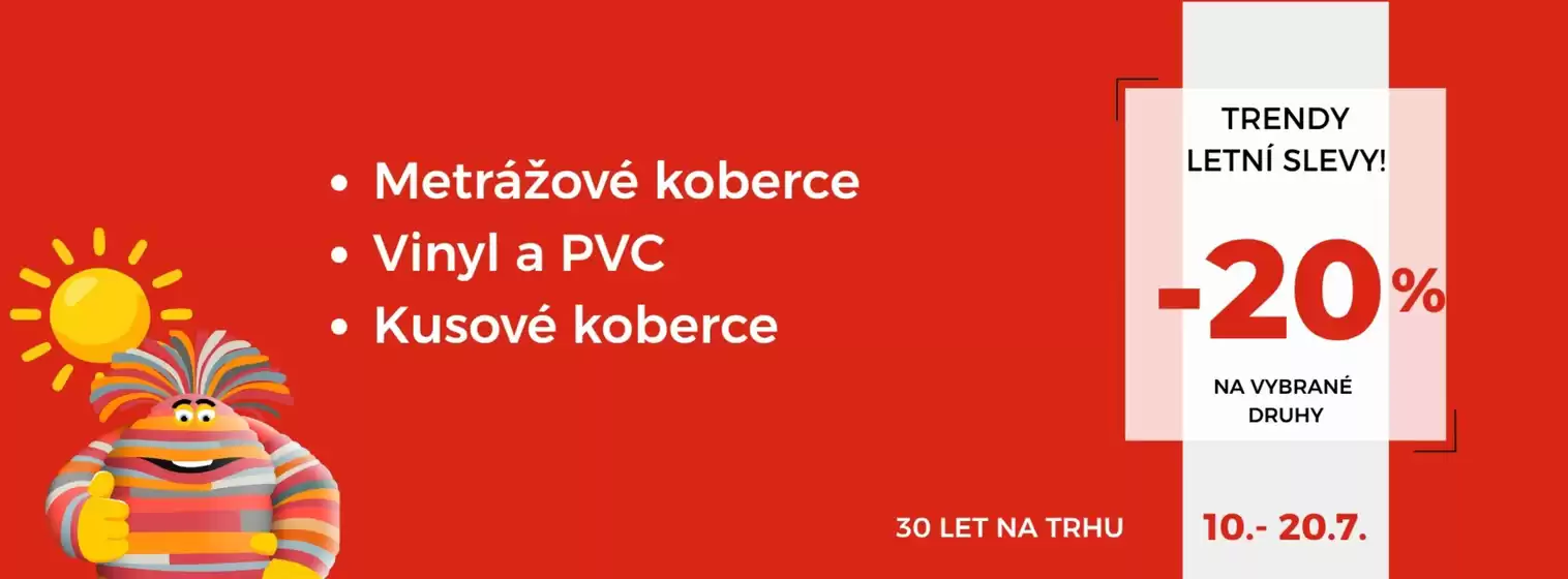 Koberce Trend katalog v Plzeň | LETNÍ SLEVY -20%! | 2026-07-15T00:00:00.000Z - 2026-07-20T00:00:00.000Z