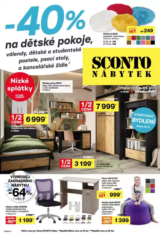 Sconto katalog v Plzeň | AKTUÁLNÍ LETÁK SCONTO | 2026-07-15T00:00:00.000Z - 2026-08-04T00:00:00.000Z