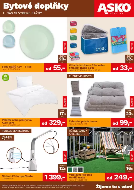 Asko katalog | ASKO - Bytové doplňky | 2026-07-16T00:00:00.000Z - 2026-08-05T00:00:00.000Z