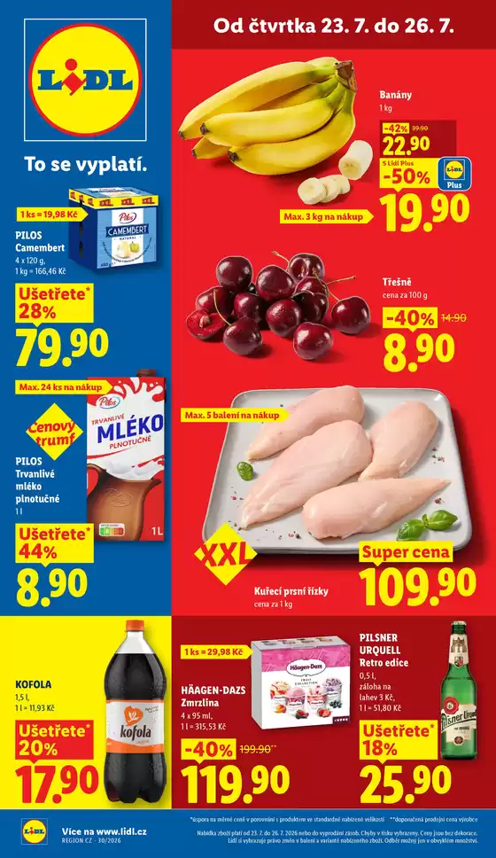 Lidl katalog | 23. 7. - 26. 7. 2026 | 2026-07-23T00:00:00.000Z - 2026-07-26T00:00:00.000Z