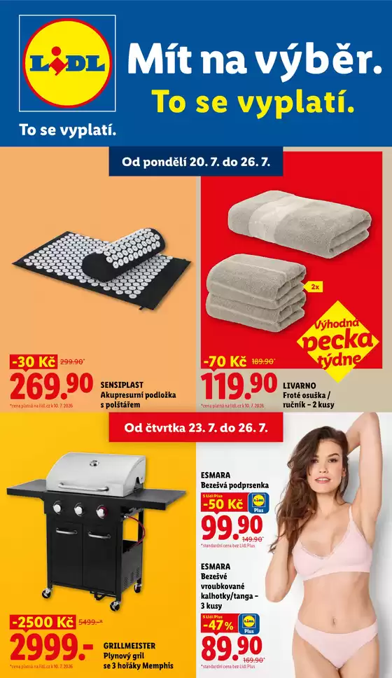 Lidl katalog | 20. 7. - 26. 7. 2026 | 2026-07-20T00:00:00.000Z - 2026-07-26T00:00:00.000Z