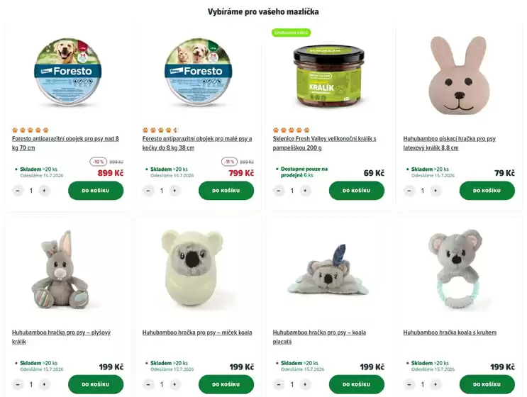 Pet Center katalog v Olomouc | Vybíráme pro vašeho mazlíčka | 2026-07-22T00:00:00.000Z - 2026-07-27T00:00:00.000Z