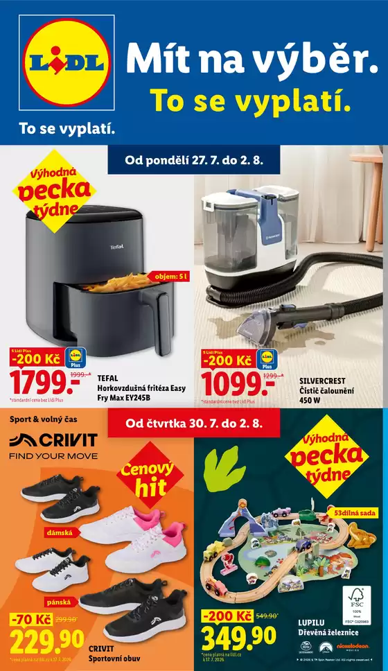 Lidl katalog v Olomouc | 27. 7. - 2. 8. 2026 | 2026-07-27T00:00:00.000Z - 2026-08-02T00:00:00.000Z