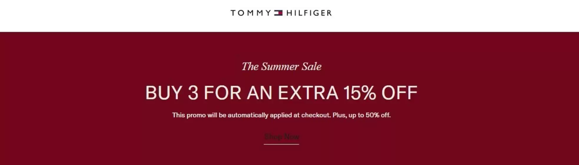 Tommy Hilfiger katalog v Sušice | BUY 3 FOR AN EXTRA 15% OFF | 2026-07-23T00:00:00.000Z - 2026-08-05T00:00:00.000Z