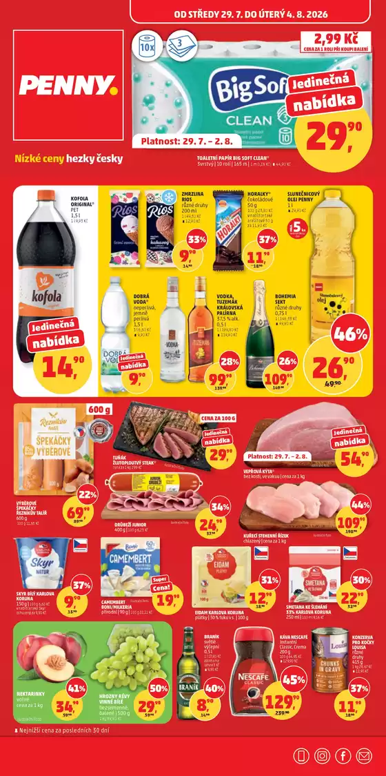 Penny Market katalog | Speciální nabídky pro vás | 2026-07-29T00:00:00.000Z - 2026-08-04T00:00:00.000Z