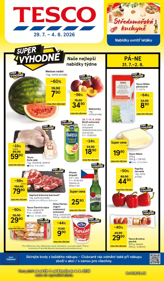 Tesco katalog | tesco letak-2026-07-29 | 2026-07-29T00:00:00.000Z - 2026-08-04T00:00:00.000Z