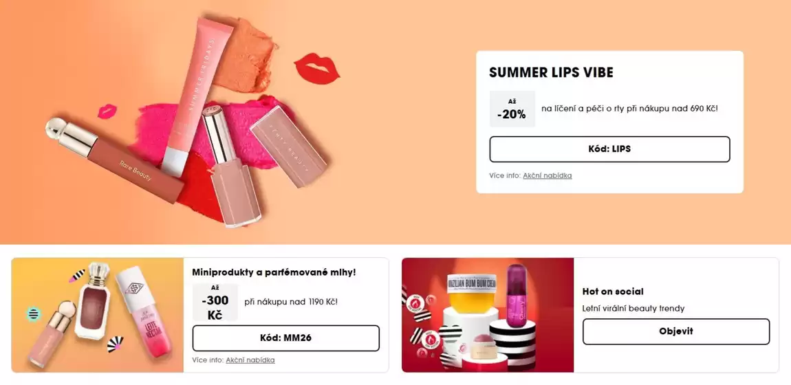 Sephora katalog v České Budějovice | Sephora Leták | 2026-07-27T00:00:00.000Z - 2026-08-02T00:00:00.000Z