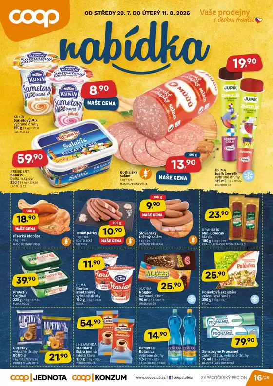 Coop katalog v Prachatice | Objevte atraktivní nabídky | 2026-07-29T00:00:00.000Z - 2026-08-11T00:00:00.000Z