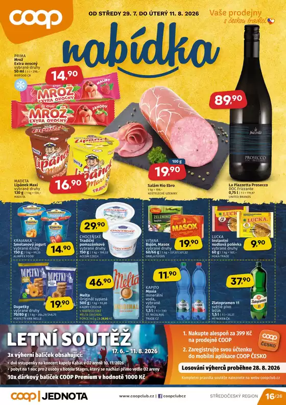 Coop katalog v Prachatice | katalog Coop | 2026-07-29T00:00:00.000Z - 2026-08-11T00:00:00.000Z