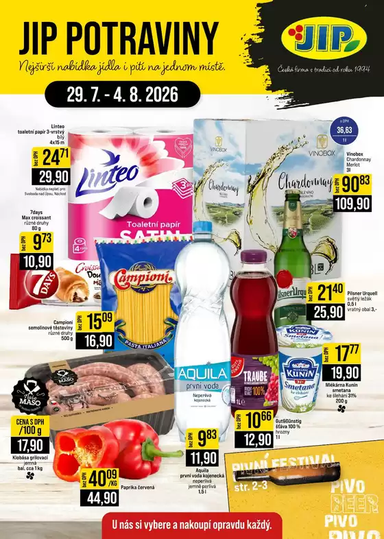 Jip katalog v Prachatice | Nové nabídky k objevování | 2026-07-29T00:00:00.000Z - 2026-08-04T00:00:00.000Z