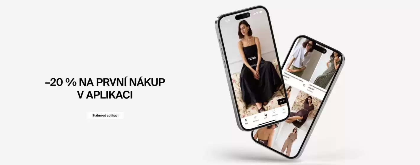 MOHITO katalog | -20 % NA PRVNÍ NÁKUP V APLIKACI | 2026-07-30T00:00:00.000Z - 2026-08-06T00:00:00.000Z