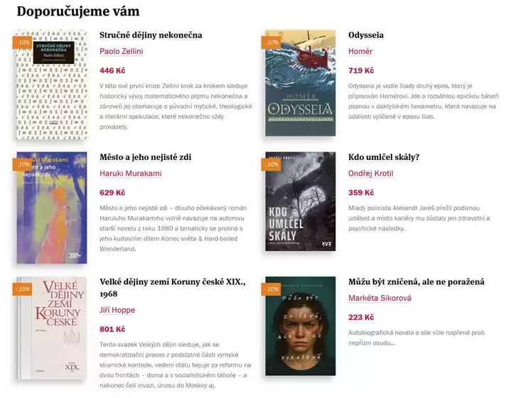 KOSMAS katalog | Doporučujeme vám | 2026-07-31T00:00:00.000Z - 2026-08-05T00:00:00.000Z