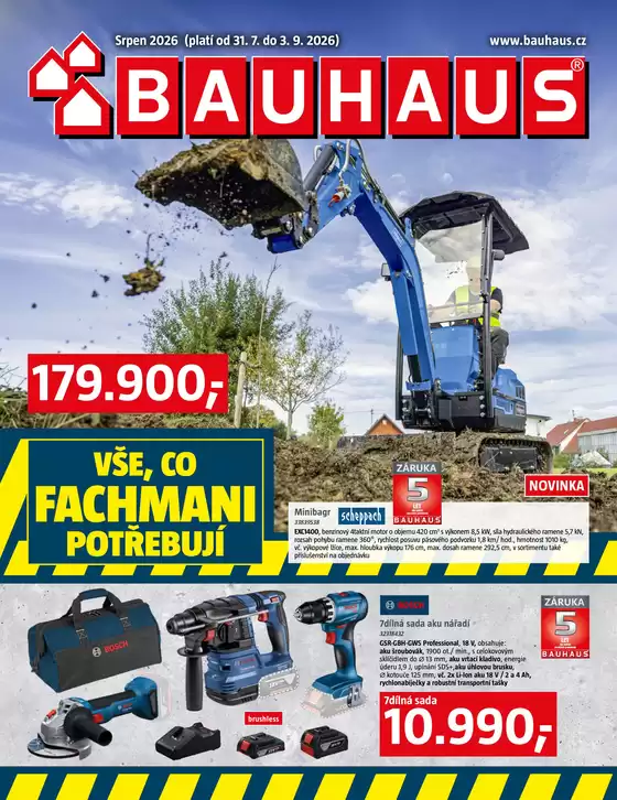 Bauhaus katalog v Benešov | Bauhaus leták | 2026-07-31T00:00:00.000Z - 2026-09-03T00:00:00.000Z