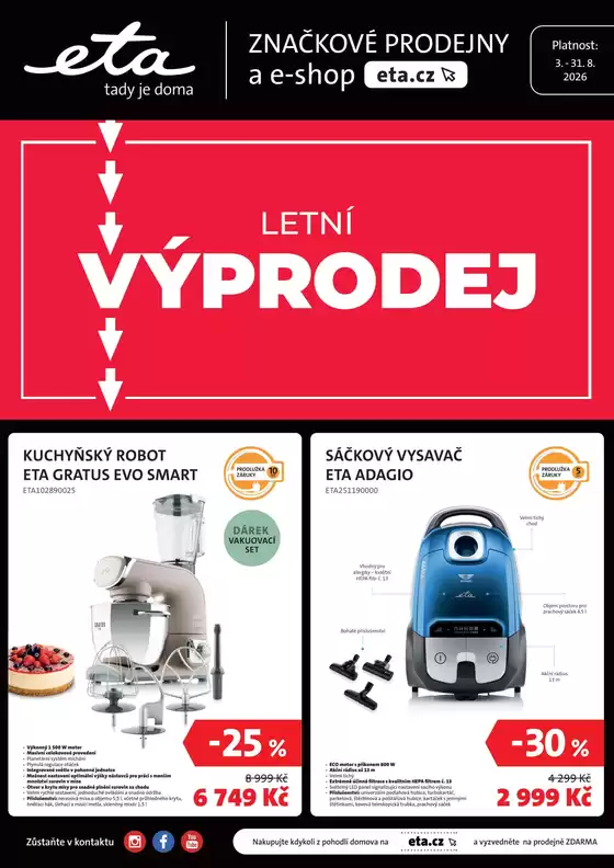 ETA katalog v Dobříš | LETNÍ VÝPRODEJ | 2026-08-04T00:00:00.000Z - 2026-08-31T00:00:00.000Z