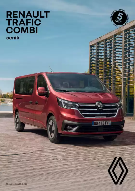 Renault katalog v Liberec | Renault Trafic Combi | 2026-08-05T00:00:00.000Z - 2026-08-31T00:00:00.000Z