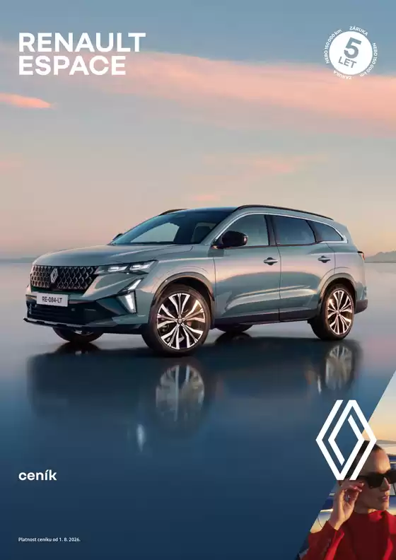 Renault katalog v Liberec | Renault Espace | 2026-08-05T00:00:00.000Z - 2026-08-31T00:00:00.000Z