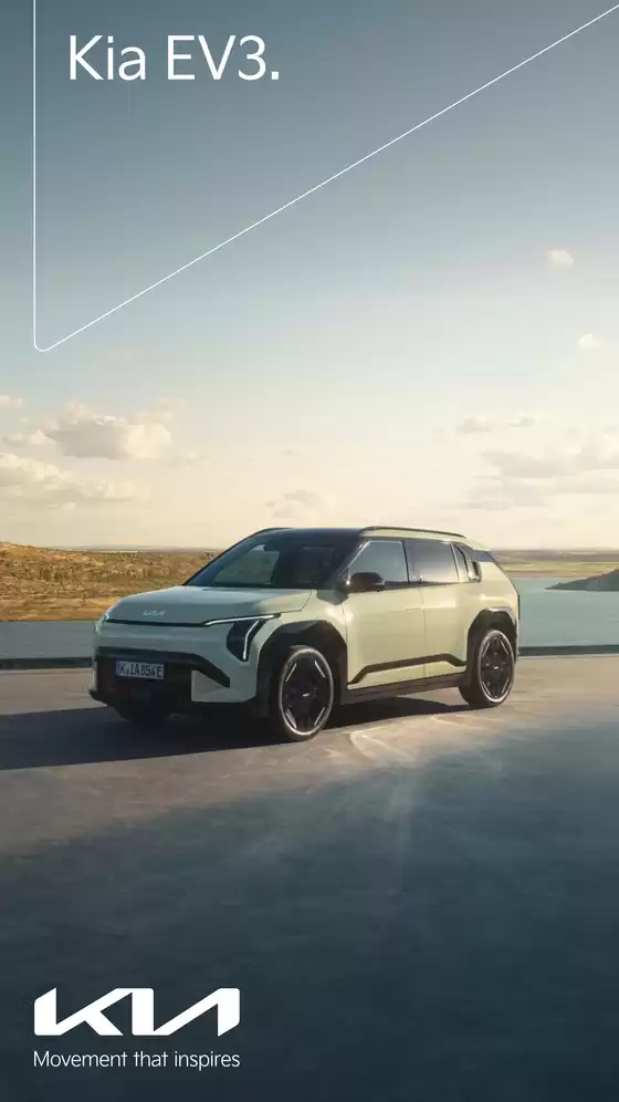 KIA katalog | Kia EV3 | 2026-08-05T00:00:00.000Z - 2027-01-31T00:00:00.000Z
