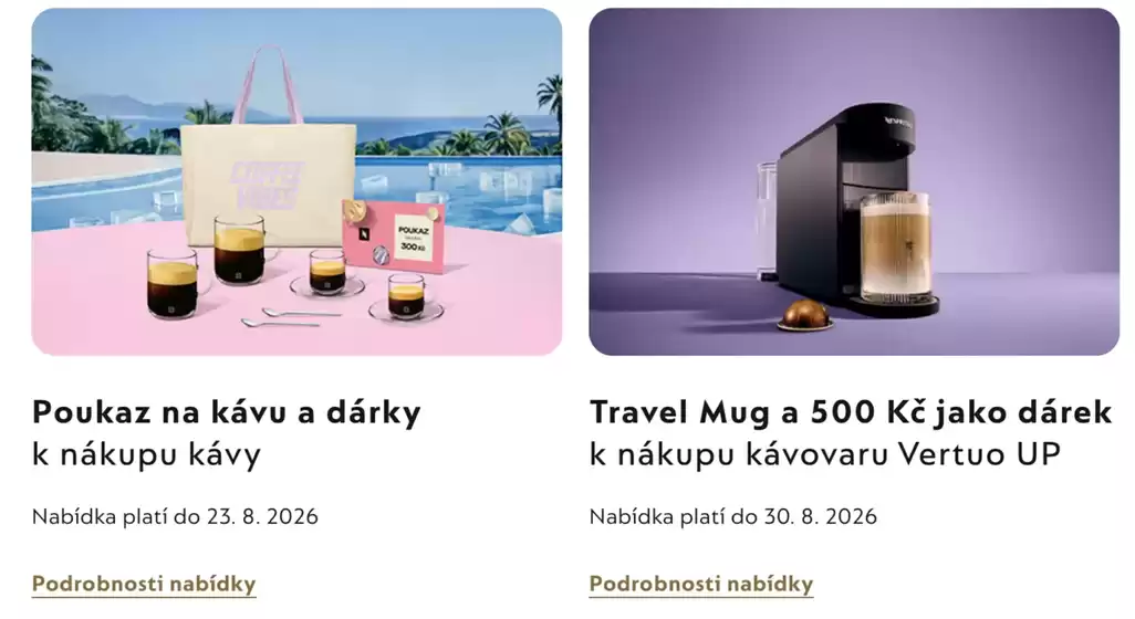Nespresso katalog | Nespresso Leták | 2026-08-07T00:00:00.000Z - 2026-09-06T00:00:00.000Z
