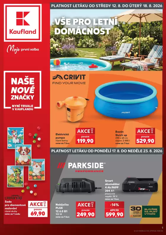 Kaufland katalog v Lysá nad Labem | Top nabídky a slevy | 2026-08-12T00:00:00.000Z - 2026-08-18T00:00:00.000Z