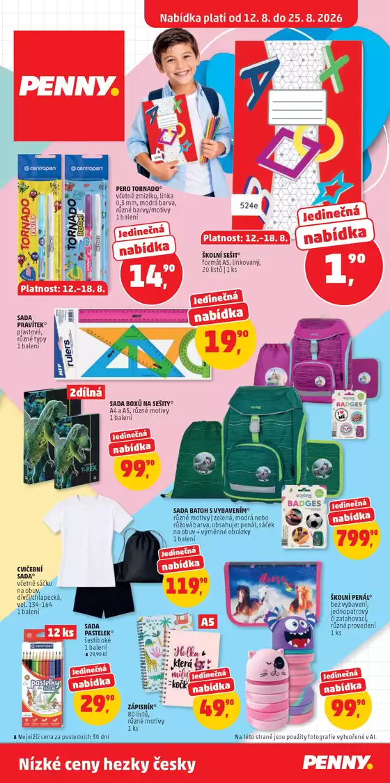 Penny Market katalog | Skvělé slevy na vybrané produkty | 2026-08-12T00:00:00.000Z - 2026-08-25T00:00:00.000Z