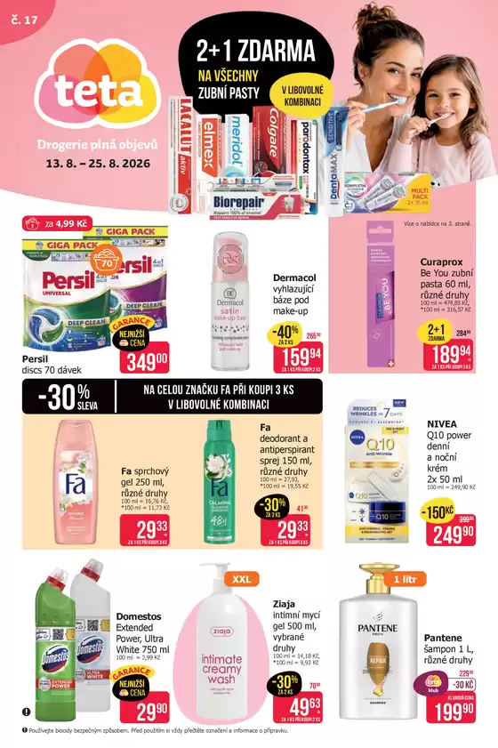 Teta katalog v Třinec | Teta leták č. 17 | 2026-08-13T00:00:00.000Z - 2026-08-25T00:00:00.000Z