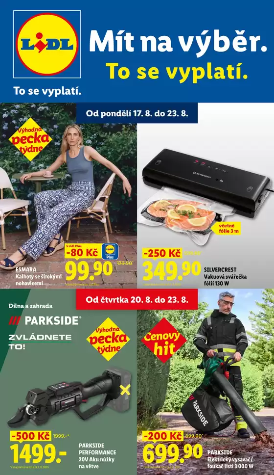 Lidl katalog v Hranice | 17. 8. - 23. 8. 2026 | 2026-08-17T00:00:00.000Z - 2026-08-23T00:00:00.000Z
