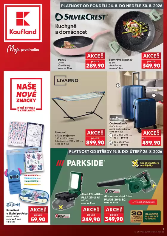Kaufland katalog v Ústí nad Labem | Exkluzivní nabídky a výhodné nabídky | 2026-08-19T00:00:00.000Z - 2026-08-25T00:00:00.000Z