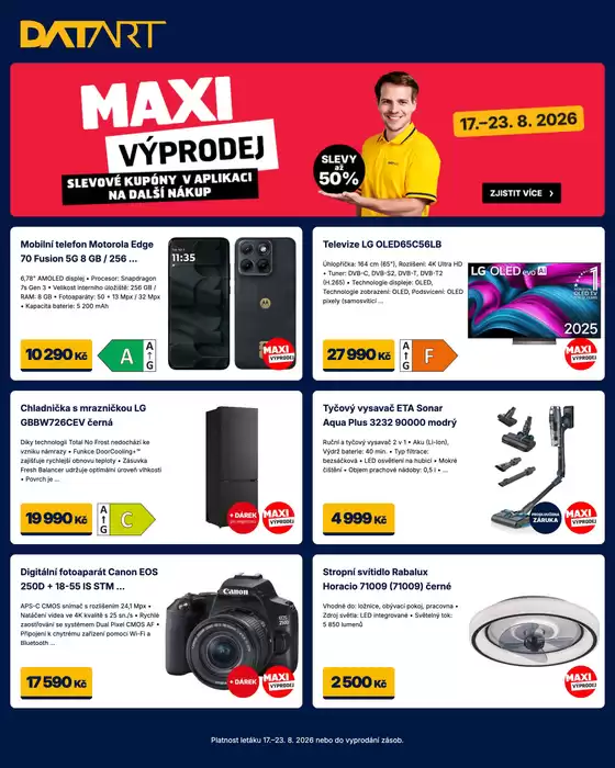 Datart katalog | Aktuální speciální akce | 2026-08-17T00:00:00.000Z - 2026-08-23T00:00:00.000Z