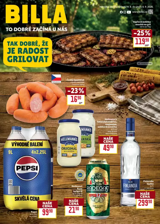 Billa katalog v Boskovice | Billa Katalog Grill | 2026-08-19T00:00:00.000Z - 2026-09-08T00:00:00.000Z
