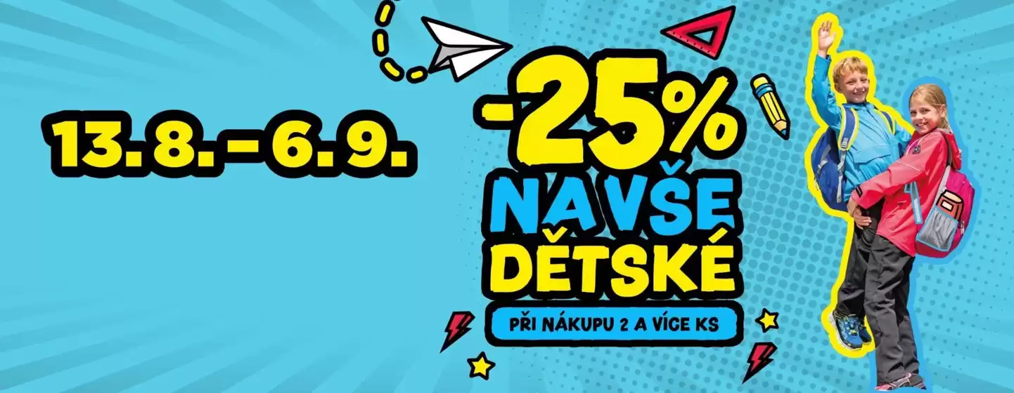 Alpine pro katalog | -25% NAVŠE DĚTSKÉ | 2026-08-18T00:00:00.000Z - 2026-09-06T00:00:00.000Z