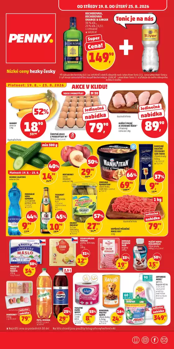 Penny Market katalog v Tábor | Speciální nabídky pro vás | 2026-08-19T00:00:00.000Z - 2026-08-23T00:00:00.000Z