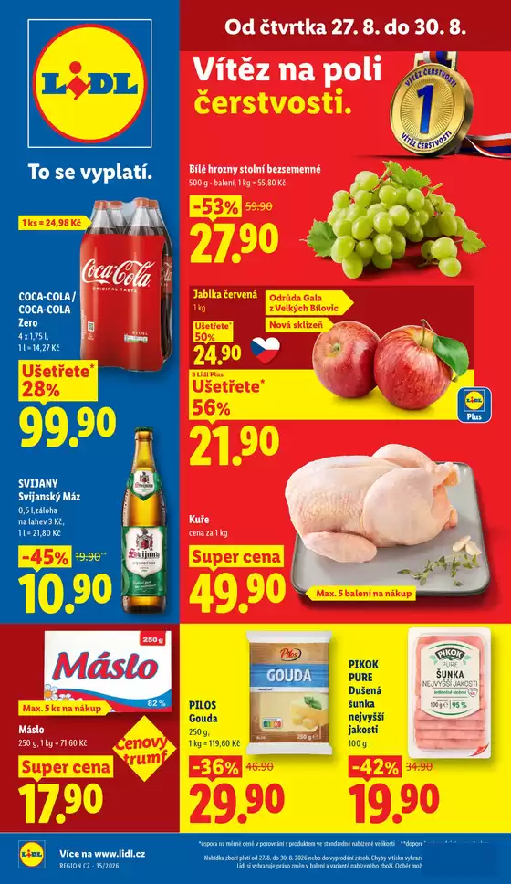 Lidl katalog | 27. 8. - 30. 8. 2026 | 2026-08-27T00:00:00.000Z - 2026-08-30T00:00:00.000Z